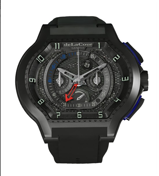 Replica DeLaCour City Ego Chrono 45 Ti Grey PVD WATI0046-1356 Replica Watch